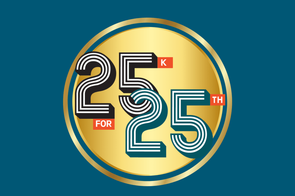 25K for 25th Street Campaign logo